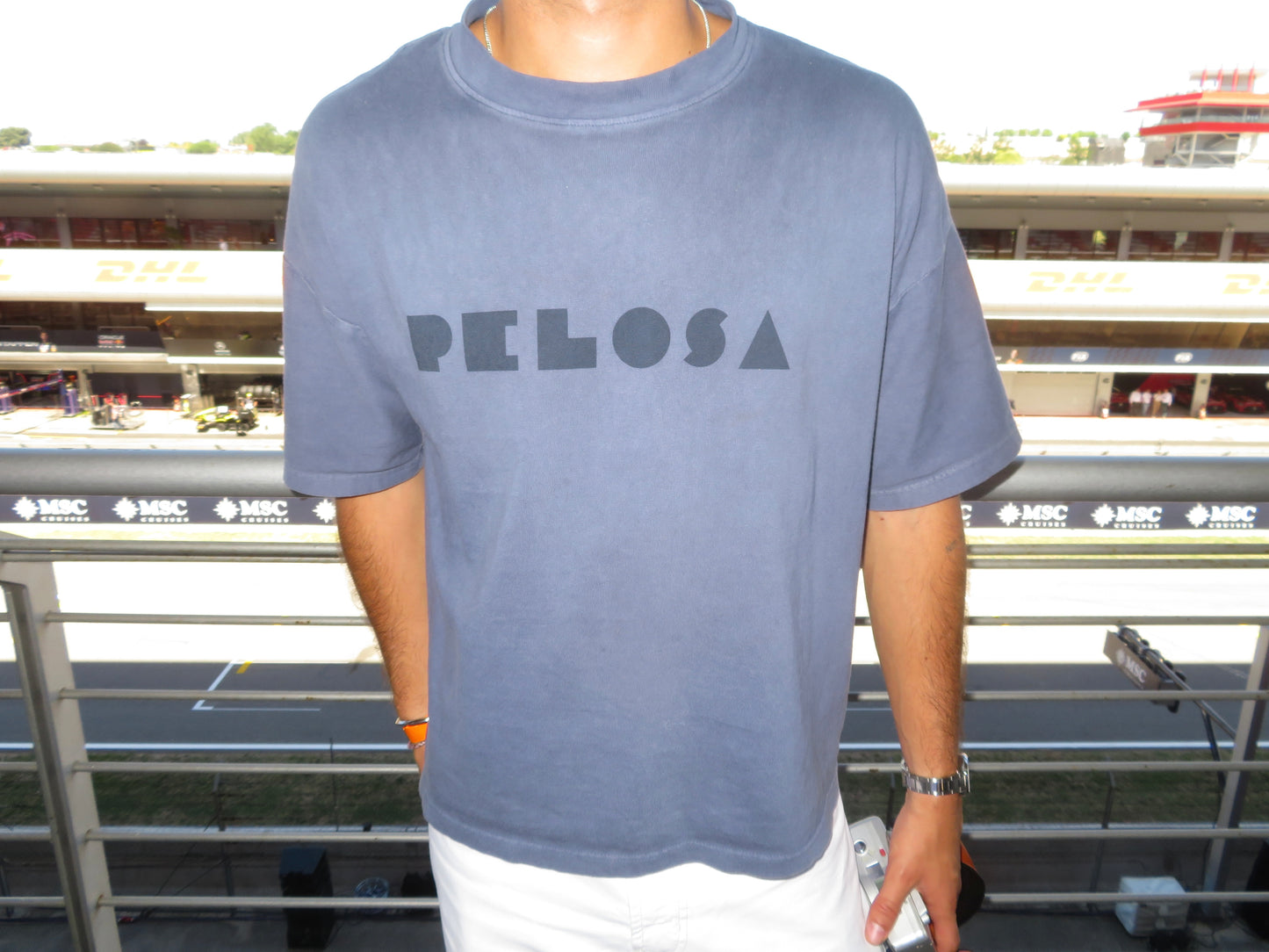 Pelosa Blue Tee